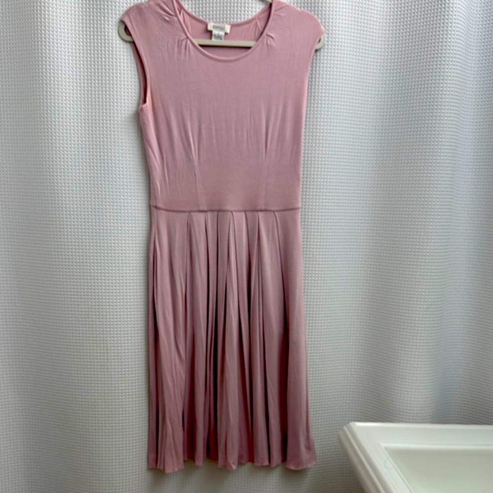 Barneys New York Soft Pink Midi Dress